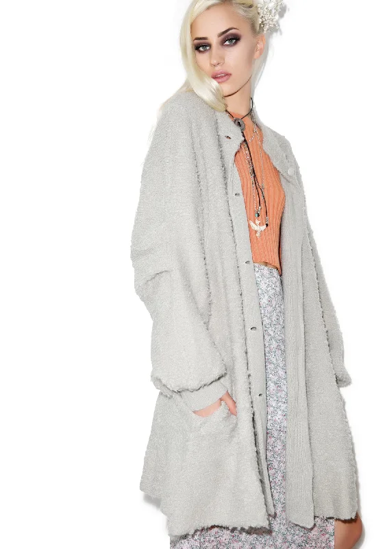 Classic Women's Apparel Solid Misty Morning Coat