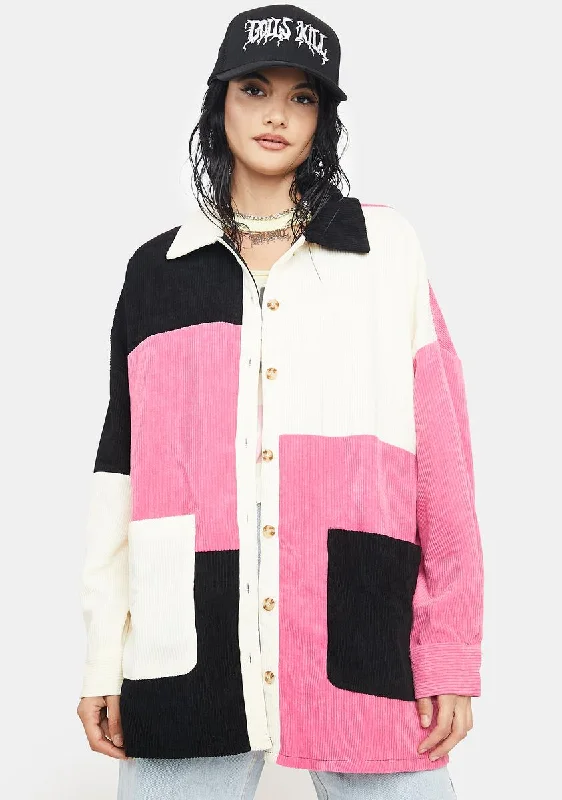 Women's Casual Apparel Strange Things Corduroy Jacket