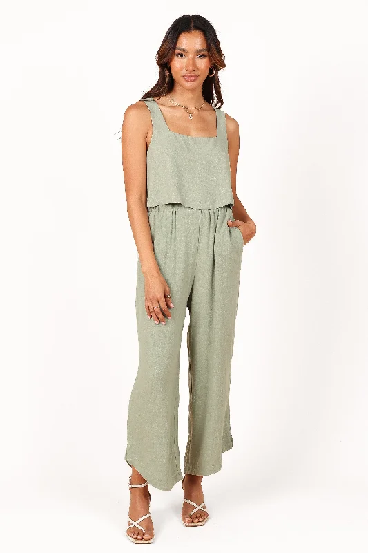 Women's Resort Apparel Eleanor High Waisted Pants - Green