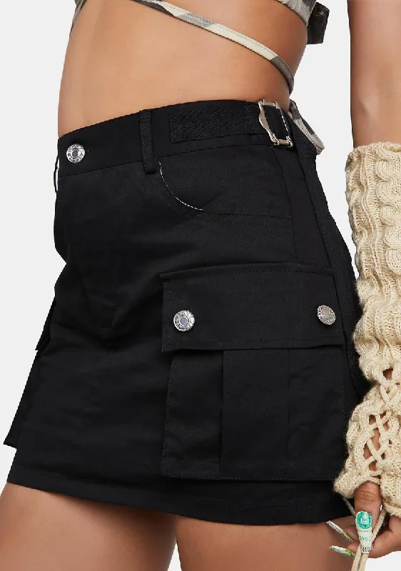 Casual Garments For Women Make It Hot Cargo Mini Skirt