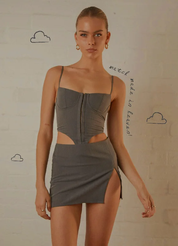 Women's Outdoor Attire Maggie Bustier - Charcoal