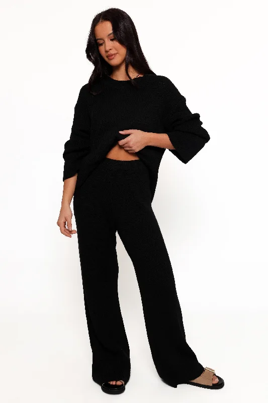 Women's Occasion Wear Clothes Mckinley Knit Pant - Black