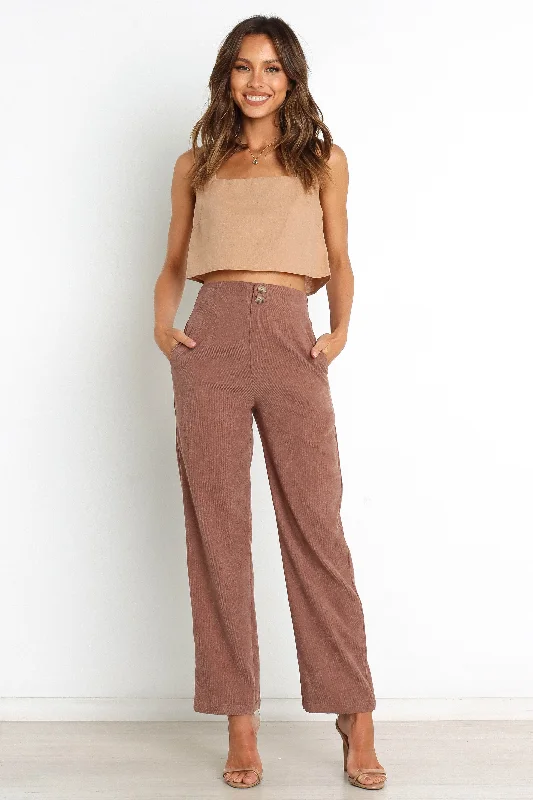 Affordable Women's Garments Springfield Pants - Brown