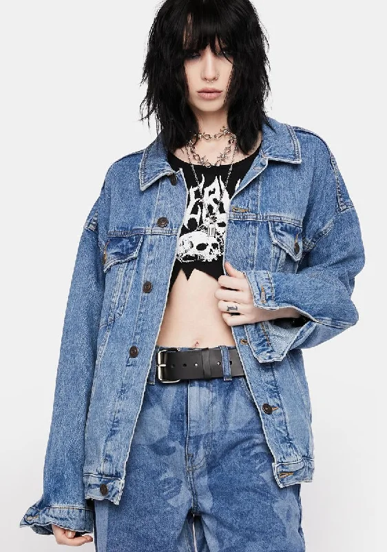 Fashionable Women's Casual Apparel Western Denim Jacket