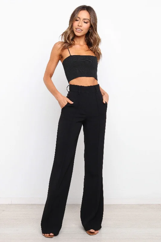 Elegant Women's Attire Burland Pant - Black