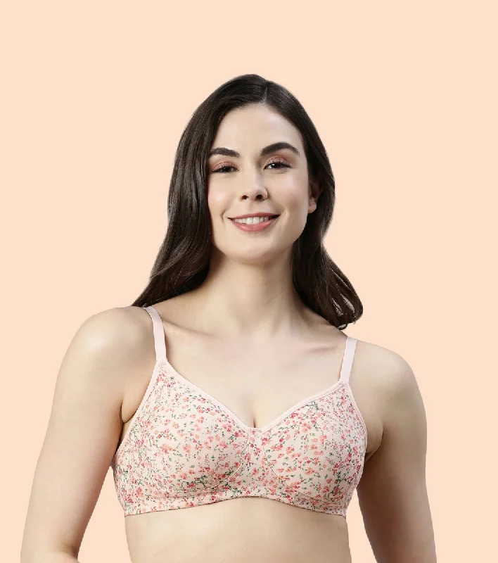 Women's Evening Wear Outfit Enamor Fab-Cool A042 Side Support Shaper Stretch Cotton Everyday Bra for Women- High Coverage, Non Padded and Wirefree - Revello Print Women's Evening Wear Outfit Enamor Fab-Cool A042 Side Support Shaper Stretch Cotton Everyday Bra for Women- High Coverage, Non Padded and Wirefree - Revello Print