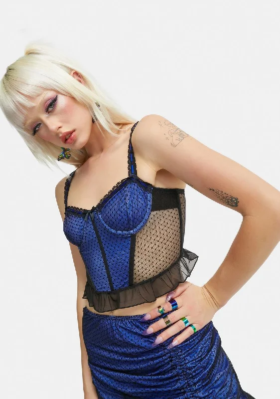 Women's Outerwear Garments Instant Destiny Mesh Bustier Top