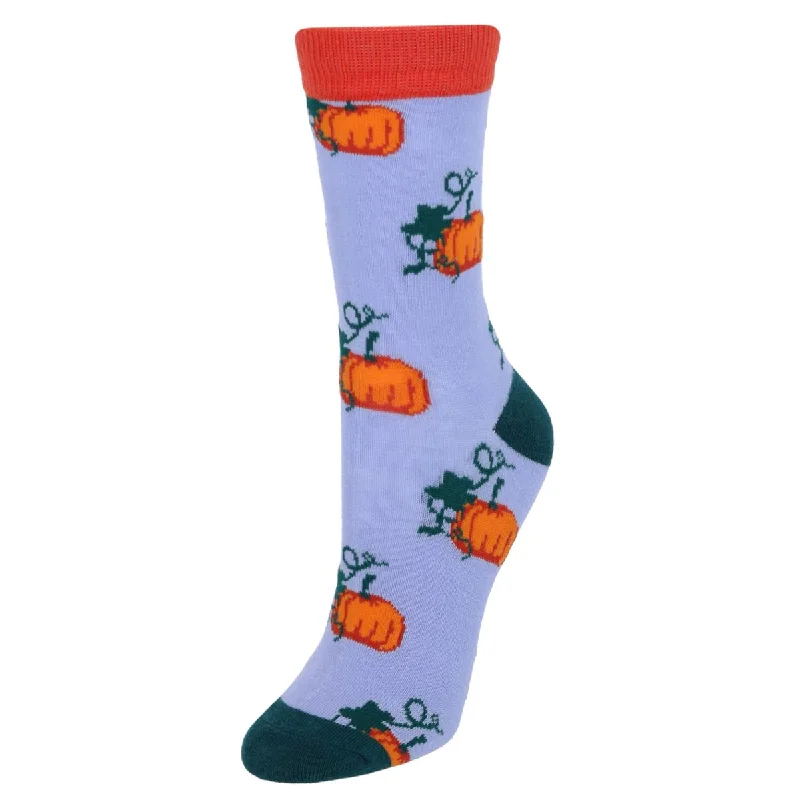 Comfortable Garments For Women Women's Fall Halloween Pumpkin Novelty Socks (1 Pair)