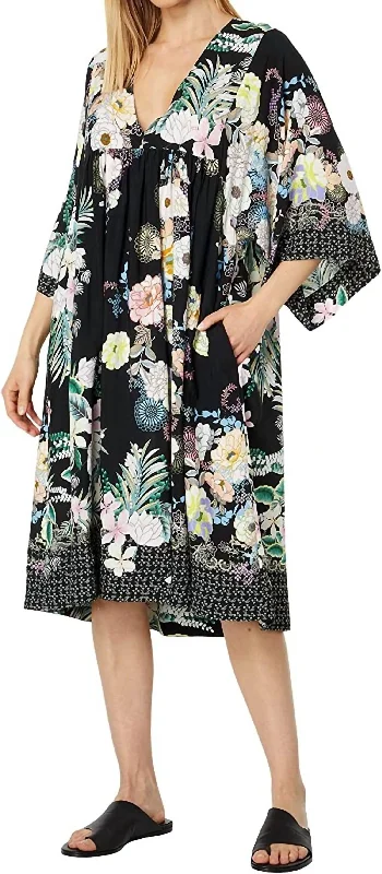 Women's Vintage Clothes Mila Easy Cover-Up Dress In Multi