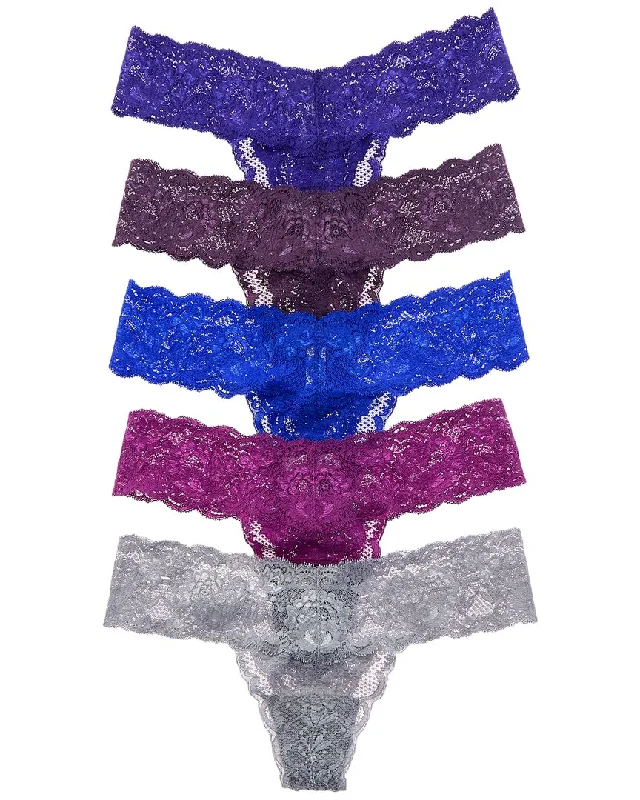 Women's Professional Garments Cosabella 5pk Never Say Never Cutie Thong