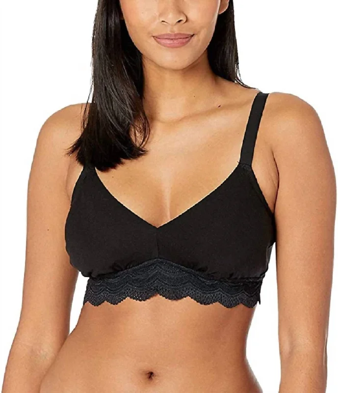 Women's Professional Clothes Ceylon Modal Curvy Bralette In Black