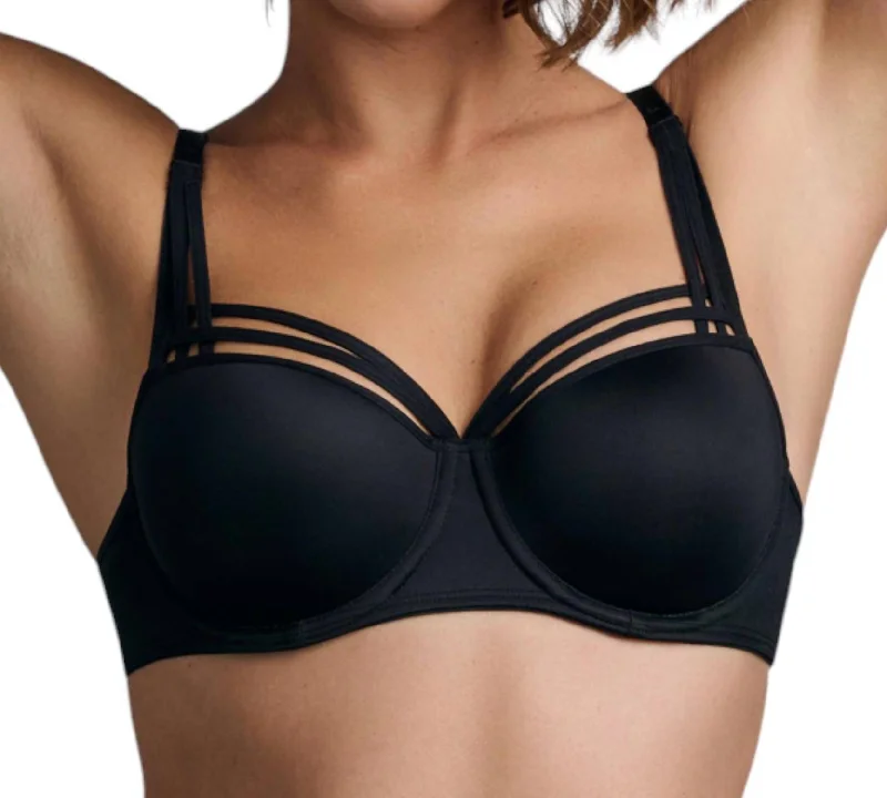 Women's Party Outfit Sale Dame De Paris Padded Balcony Bra In Black