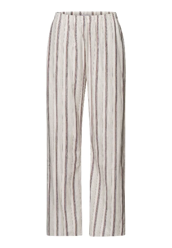 Women's Comfortable Lounge Garments Loungy Nights Cotton Flannel Pajama Pants | Meraki Stripe 76486-2165 Women's Comfortable Lounge Garments Loungy Nights Cotton Flannel Pajama Pants | Meraki Stripe 76486-2165