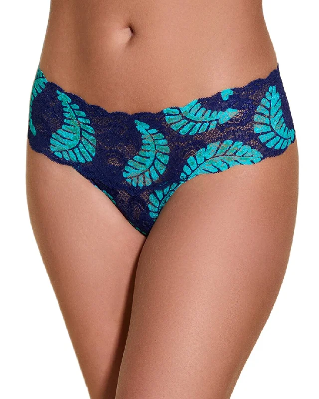 Women's Holiday Outfit Cosabella Never Say Never Printed Comfie Cutie Thong