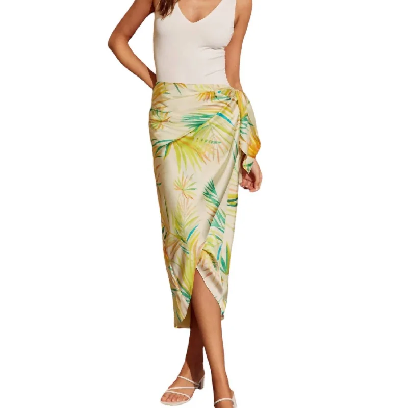 Women's Professional Outfit Dreamy Days Sarong Maxi Skirt In Tropical