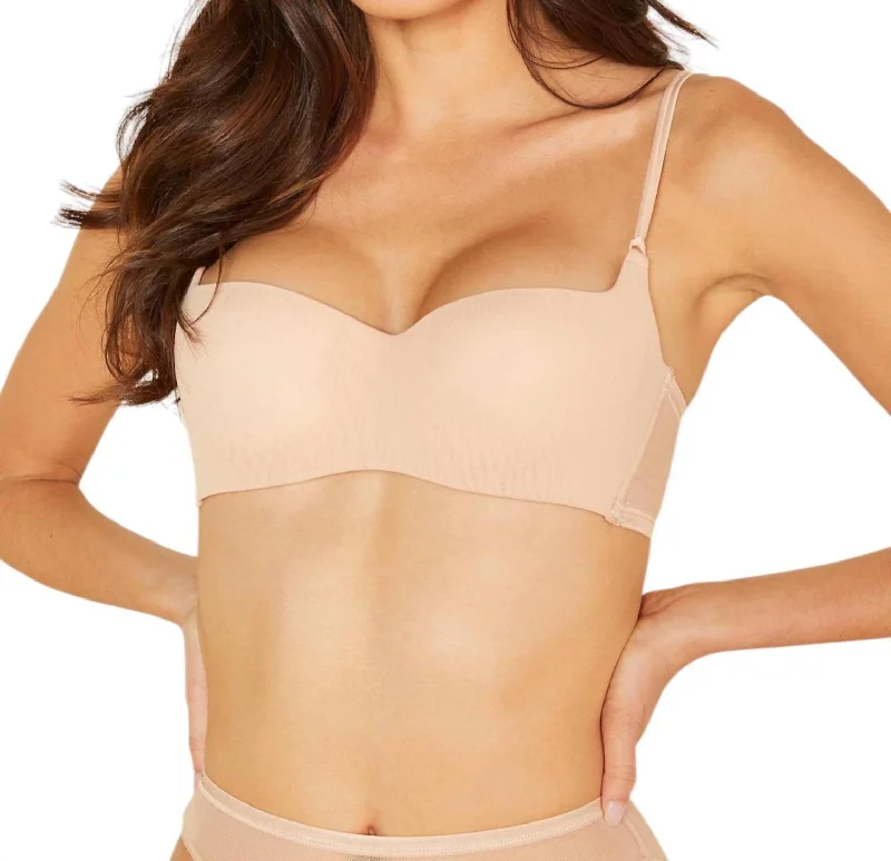 Stylish Women's Apparel Soire Demi Push Up Bra In Sette