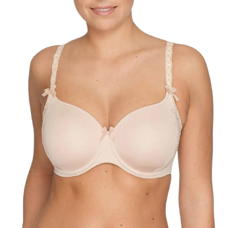 Women's Clothing Apparel Twist A La Folie Padded Balcony Bra In Caffe Latte