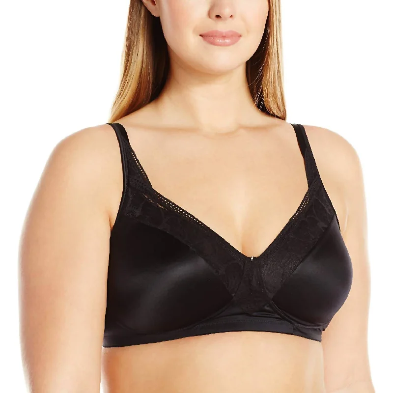 Women's Comfy Loungewear Outfit Secrets Feel Gorgeous Wirefree Bra In Black