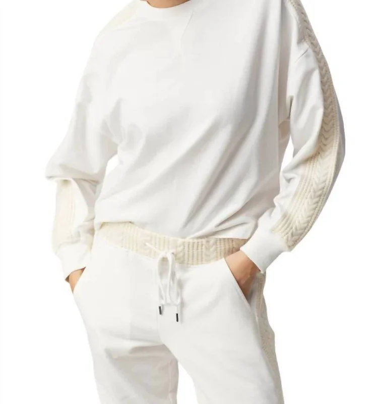 Women's Outfit Bella Pullover Sweater In Coconut Milk