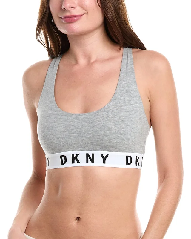 Women's Elegant Formal Outfit DKNY Cozy Boyfriend Racerback Bralette