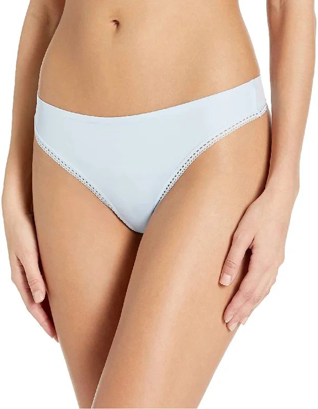 Comfortable Women's Clothes Thong Panty In Baby Blue