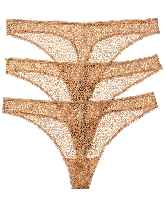 Women's Contemporary Apparel DKNY 3pk Modern Lace Thong