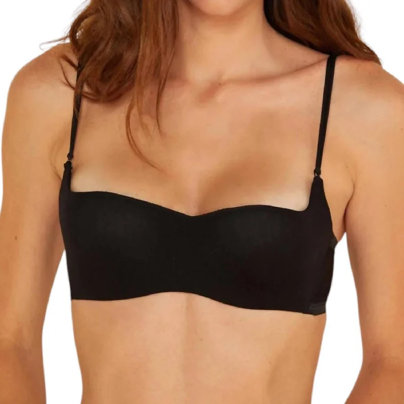 Women's Travel Outfit Set Soire Demi Push Up Bra In Black