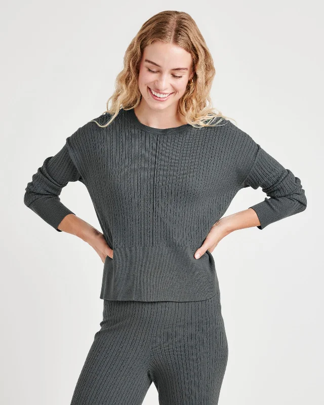 Women's Seasonal Clothing Veronica Cable Trim Sweater