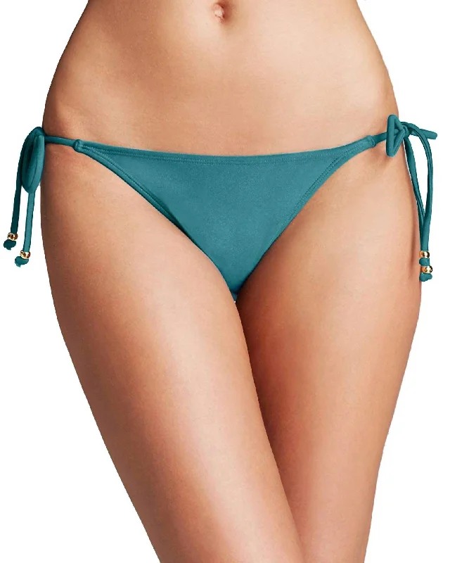 Women's Elegant Evening Attire Tourmaline Teeny Bikini Bottom In Teal