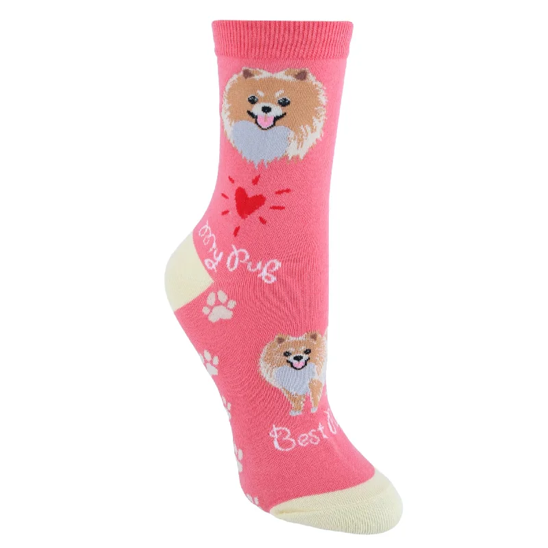 Luxury Women's Clothes Women's My Pup Crew Novelty Socks