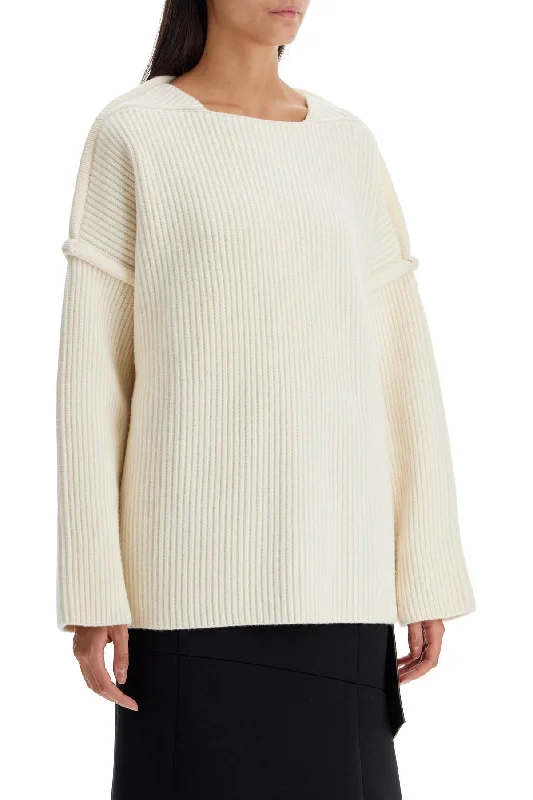 Women's Holiday Clothing Jil Sander 'oversized Ribbed Knit Pul