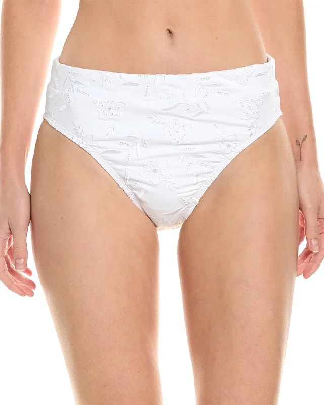 Women's Seasonal Wardrobe Clothing Tommy Bahama Eyelet Hideaway High-Waist Bikini Bottom