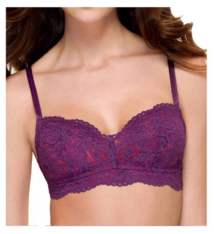 Affordable Women's Clothes Ciao Bella Bralette In Wine Berry