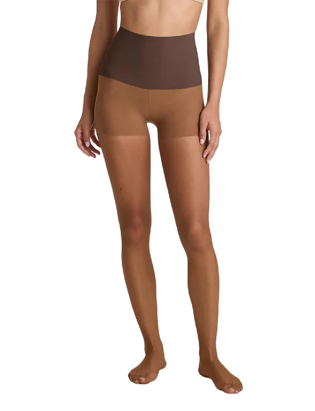 Women's Clothing For Outdoor Events Essential Sheer Control Tight In Espresso