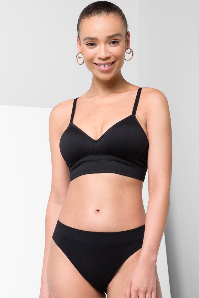 Women's Clothes For Work Events 3 Pack Seam-Free Brazilian Panties Grey, White & Black Women's Clothes For Work Events 3 Pack Seam-Free Brazilian Panties Grey, White & Black