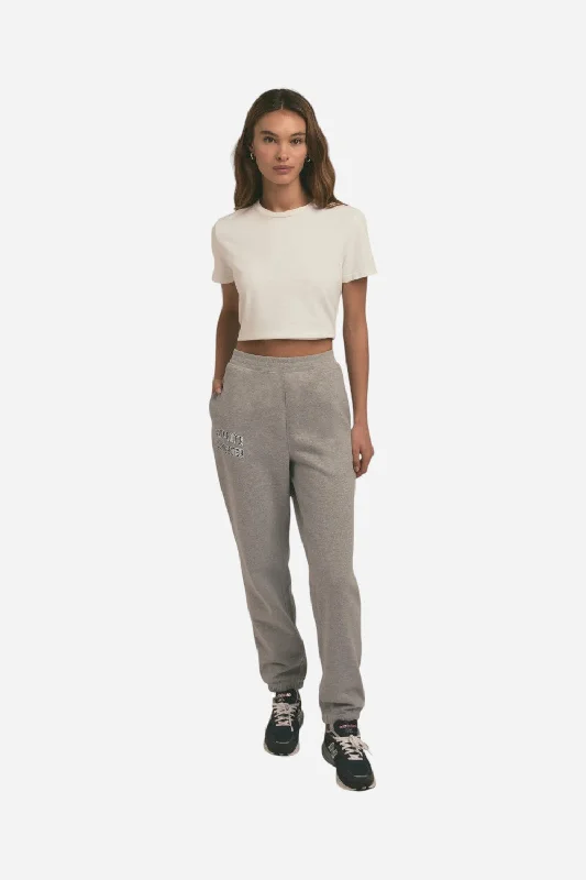 Stylish Outerwear Clothes For Women Favorite Daughter The Collegiate Jogger in Heather Grey Stylish Outerwear Clothes For Women Favorite Daughter The Collegiate Jogger in Heather Grey