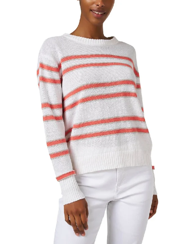 Women's Evening Clothing Kinross Striped Linen Sweater