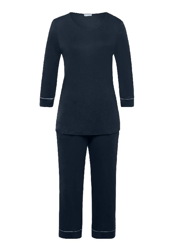 Women's Comfy Attire For Lounging Natural Comfort TENCEL™ Pajama Set | Deep Navy 77965-1610