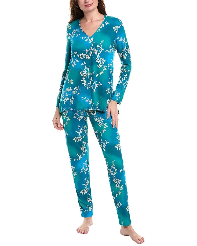 Women's Holiday Apparel N Natori 2pc Shirt & Pant Set