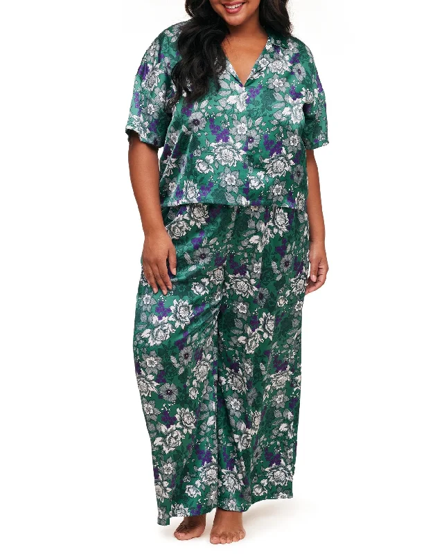 Women's Sports Apparel Verica Women's Plus-Size Pajama Top & Pants Set