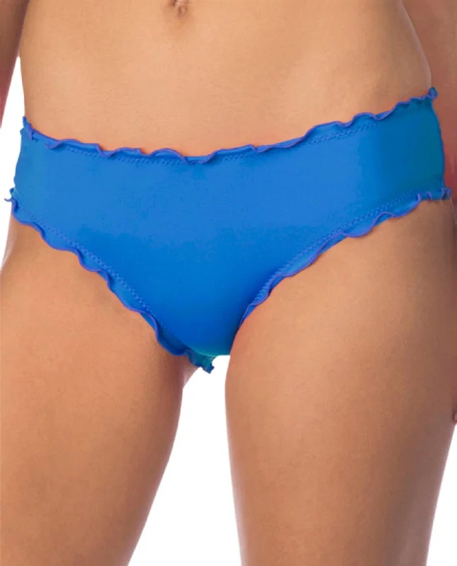 Women's Urban Clothing Cheeky Bikini Bottom In Frill Of It Periwinkle