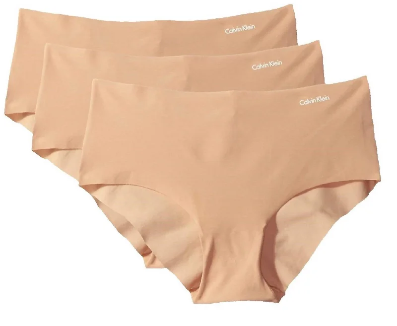 Women's Clothing For Holiday Travel Women's 3-Pack Invisibles Hipster Panty In Light Caramel Women's Clothing For Holiday Travel Women's 3-Pack Invisibles Hipster Panty In Light Caramel