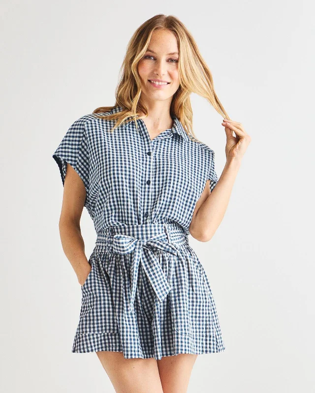 Women's Clothing Sets Gabrielle Gingham Top