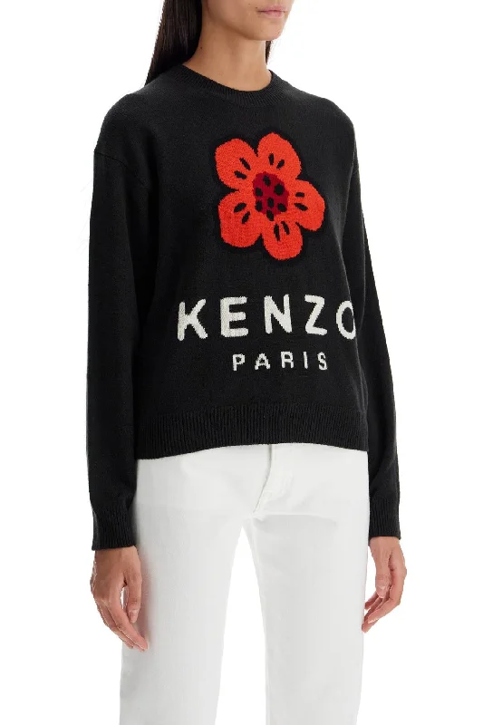 Casual Chic Clothing For Women Kenzo 'boke Flower Wool Pullover