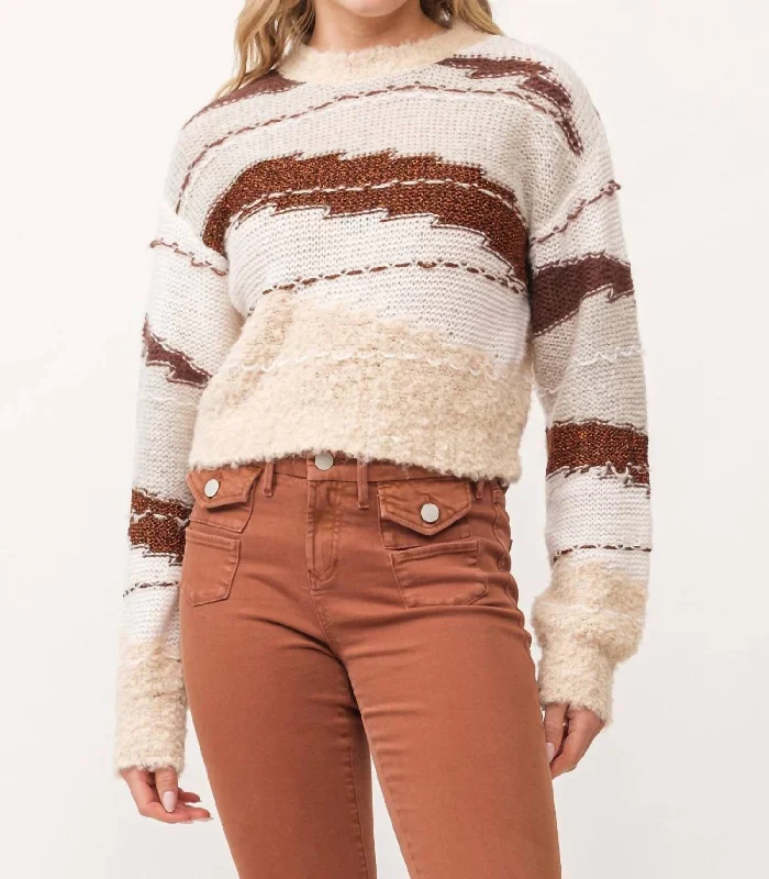 Women's Evening Wear Outfit Gabriela Sweater In Toasted Gingerbread