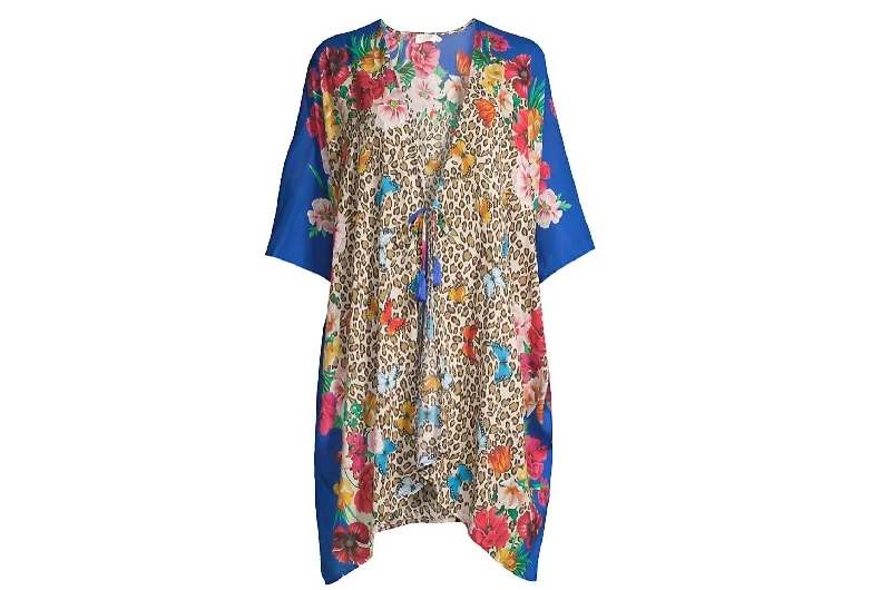 Women's Casual Apparel Women's May Flower Kimono In Multi