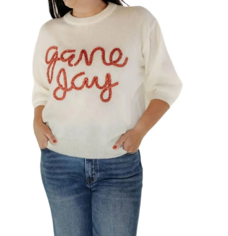 Women's Functional Outdoor Garments Game Day Sweater In Ivory