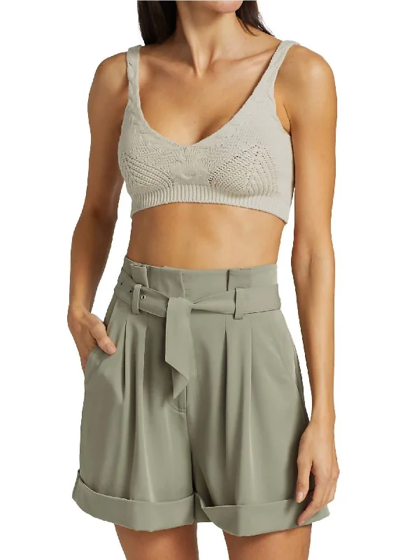 Women's High-Fashion Clothes Elsa Bralette In Stone