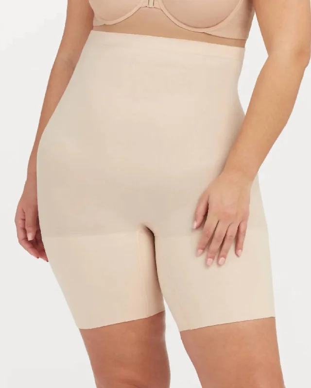 Stylish And Comfortable Clothing For Women Higher Power Short In Soft Nude