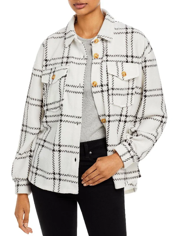 Women's Floral Print Outfit Womens Open Front Fleece Cardigan Sweater